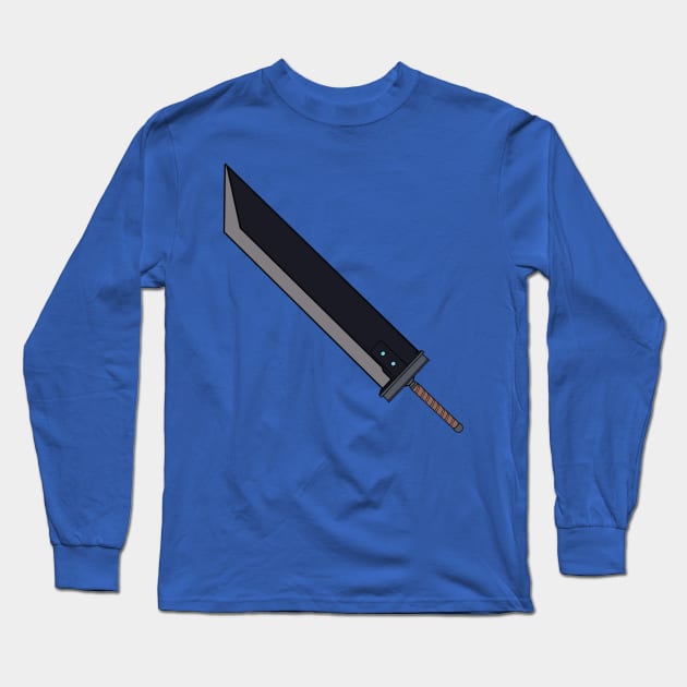 Buster Sword Long Sleeve T-Shirt by maplefoot